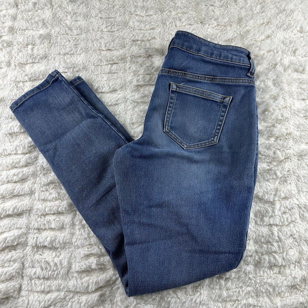 Maurices Women’s Skinny Jegging size M Stretch Mid Rise Distressed Soft Denim - Picture 12 of 14